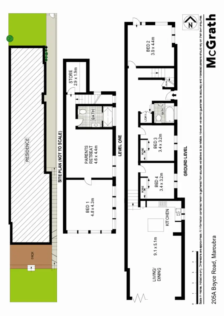 Floorplan of Homely house listing, 205A Boyce Road, Maroubra NSW 2035