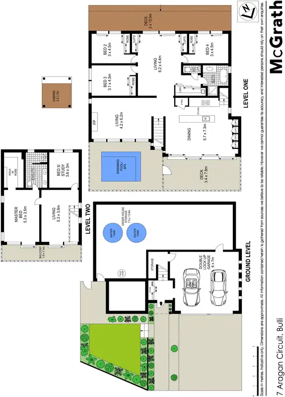 Floorplan of Homely house listing, 7 Aragan Circuit, Bulli NSW 2516