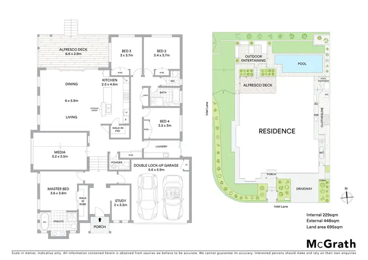 Floorplan of Homely house listing, 4 Inlet Lane, Springfield Lakes QLD 4300