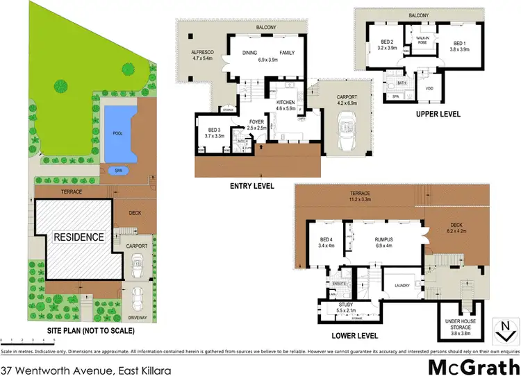 Floorplan of Homely house listing, 37 Wentworth Avenue, Killara NSW 2071