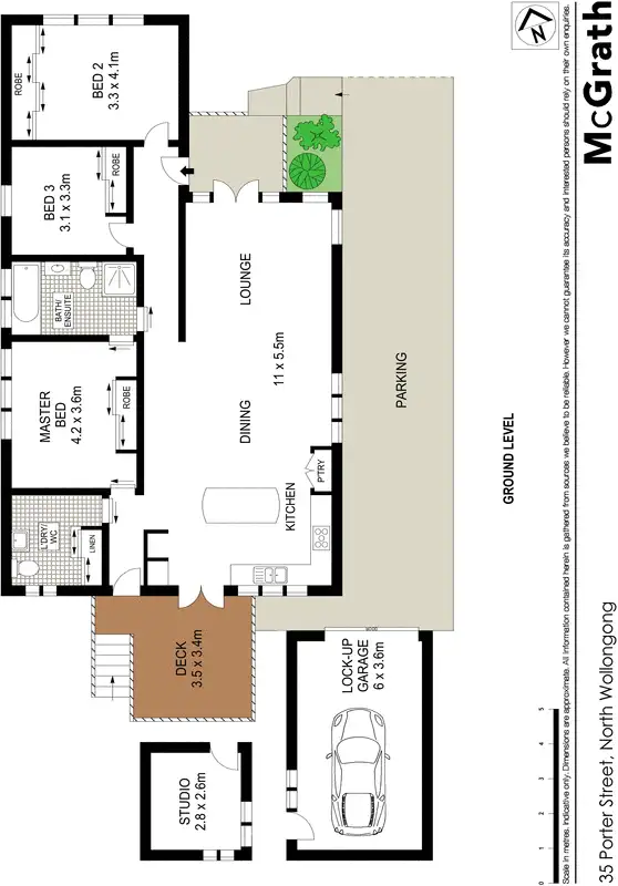 Floorplan of Homely house listing, 35 Porter Street, North Wollongong NSW 2500