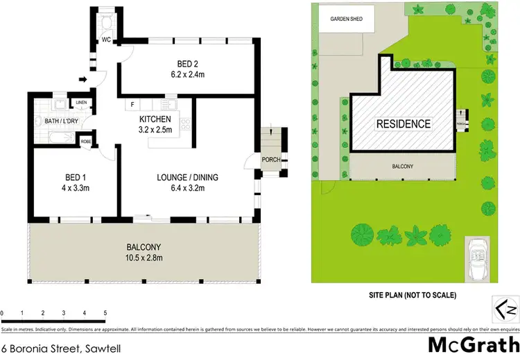 Floorplan of Homely house listing, 6 Boronia Street, Sawtell NSW 2452