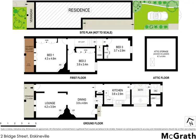 Floorplan of Homely house listing, 2 Bridge Street, Erskineville NSW 2043