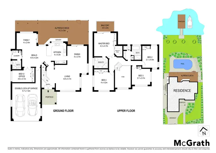 Floorplan of Homely house listing, 44 Monterey Keys Drive, Helensvale QLD 4212
