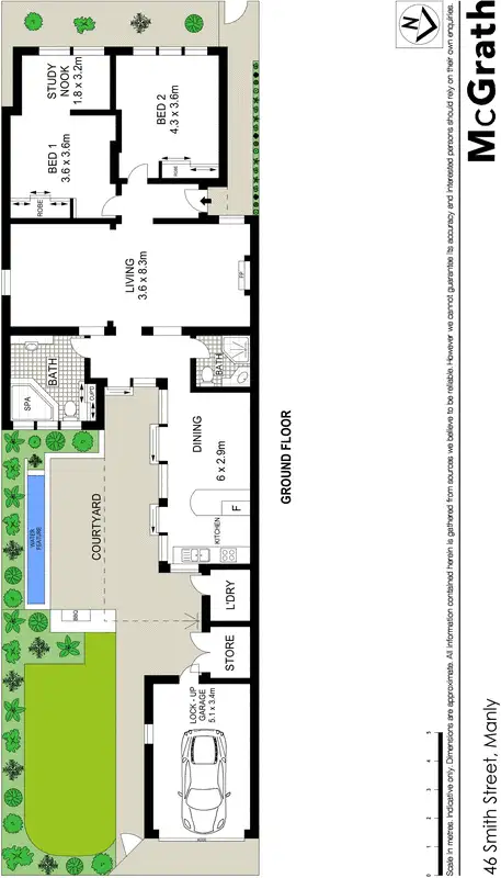 Floorplan of Homely house listing, 46 Smith Street, Manly NSW 2095