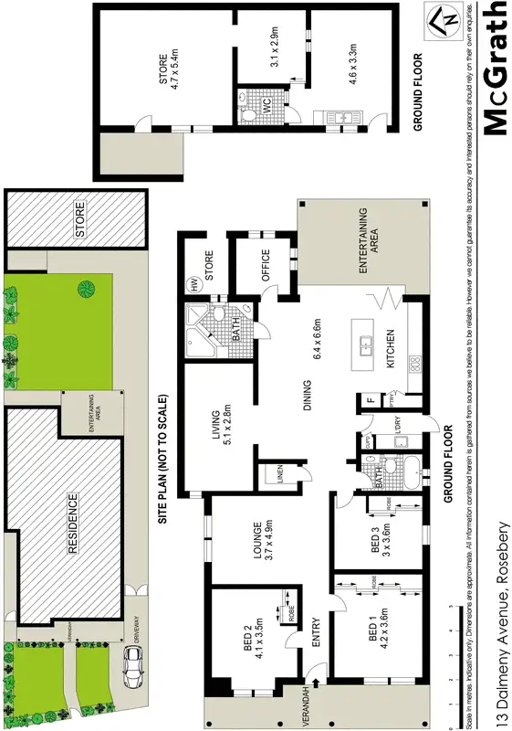 Floorplan of Homely house listing, 13 Dalmeny Avenue, Rosebery NSW 2018