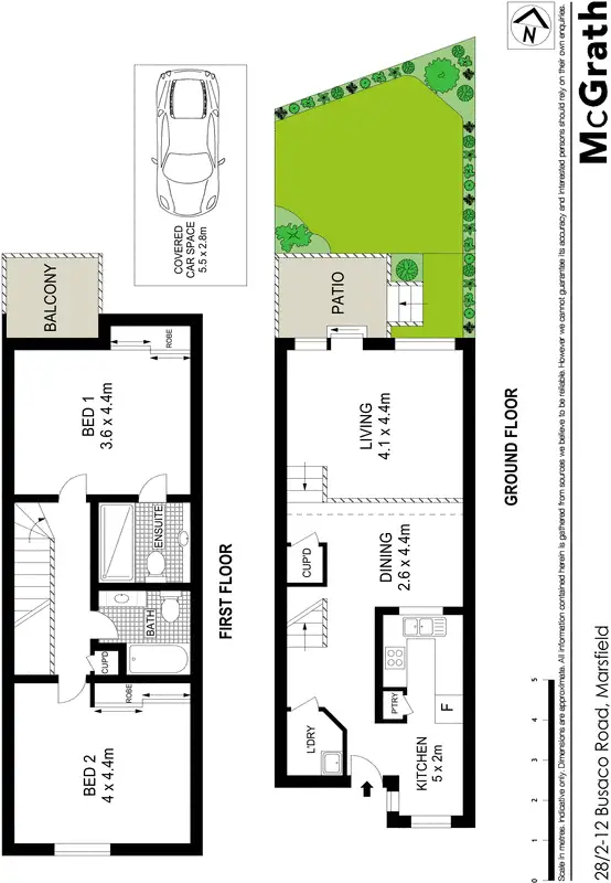 Floorplan of Homely apartment listing, 28/2 Busaco Road, Marsfield NSW 2122