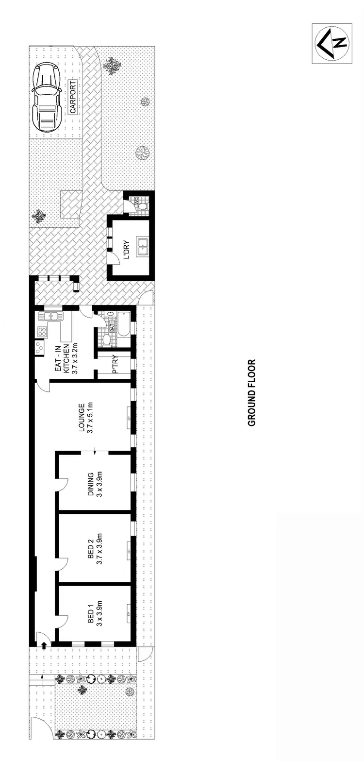 Floorplan of Homely house listing, 16 Kingston Road, Camperdown NSW 2050