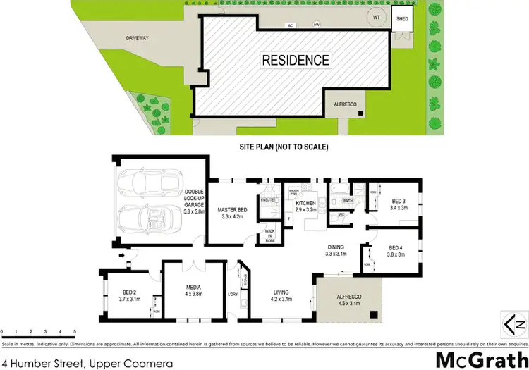 Floorplan of Homely house listing, 4 Humber Street, Upper Coomera QLD 4209