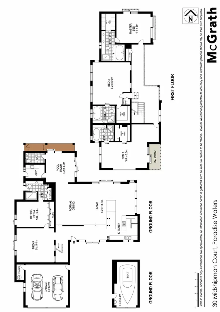 Floorplan of Homely house listing, 30 Midshipman Court, Paradise Waters QLD 4217