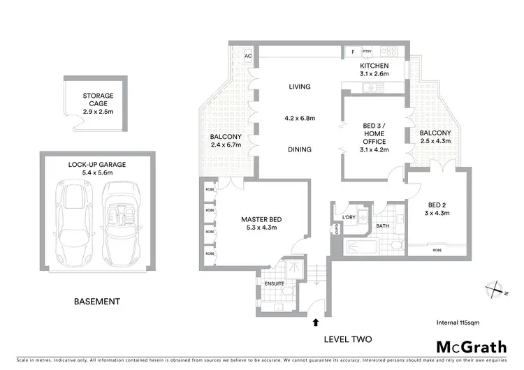 Floorplan of Homely apartment listing, 8/80 Beecroft Road, Beecroft NSW 2119