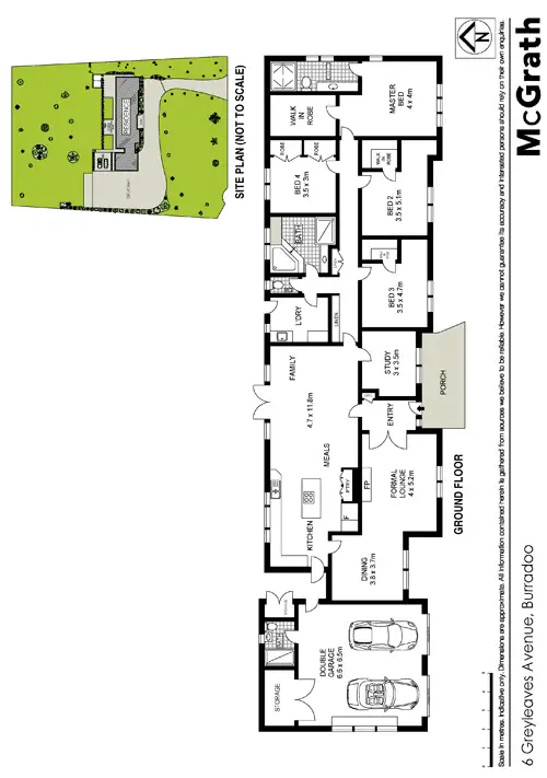 Floorplan of Homely house listing, 6 Greyleaves Avenue, Burradoo NSW 2576