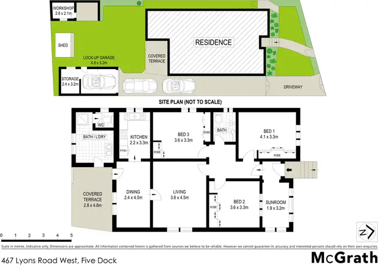 Floorplan of Homely house listing, 467 Lyons Rd West, Five Dock NSW 2046