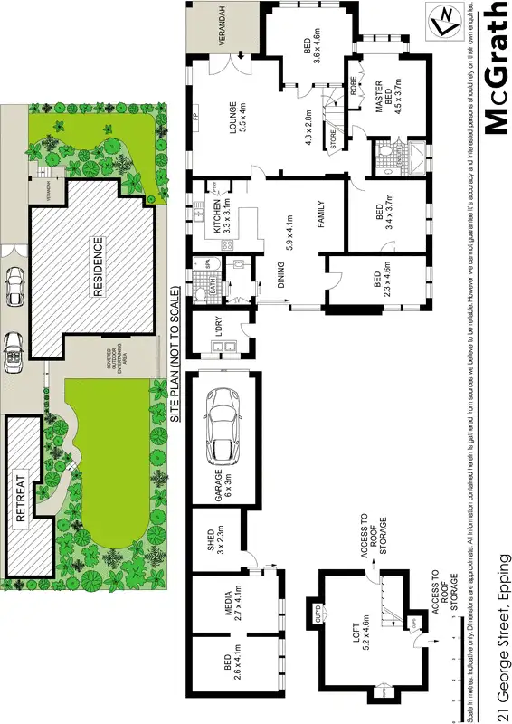 Floorplan of Homely house listing, 21 George Street, Epping NSW 2121