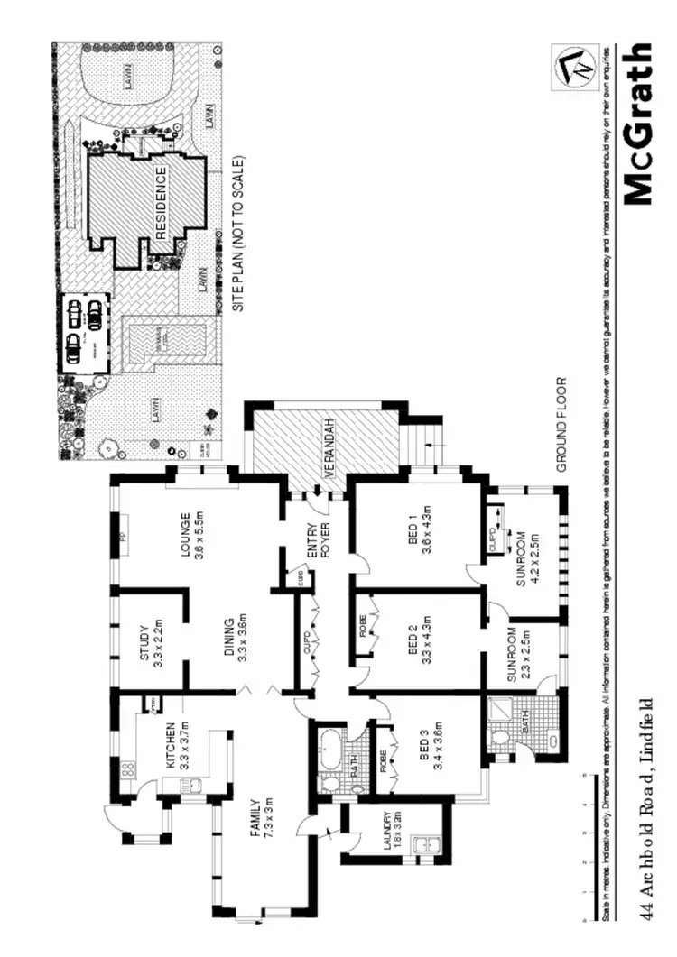Floorplan of Homely house listing, 44 Archbold Road, Lindfield NSW 2070