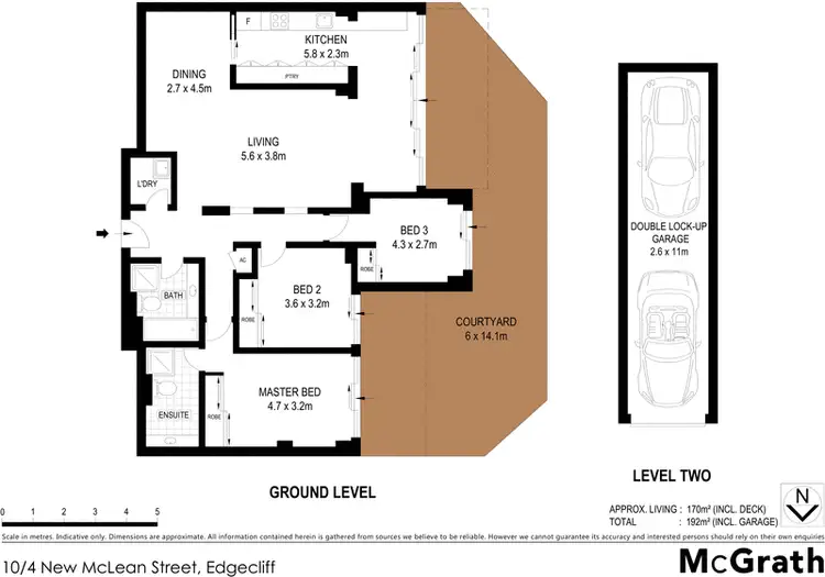 Floorplan of Homely apartment listing, 10/4 New McLean Street, Edgecliff NSW 2027