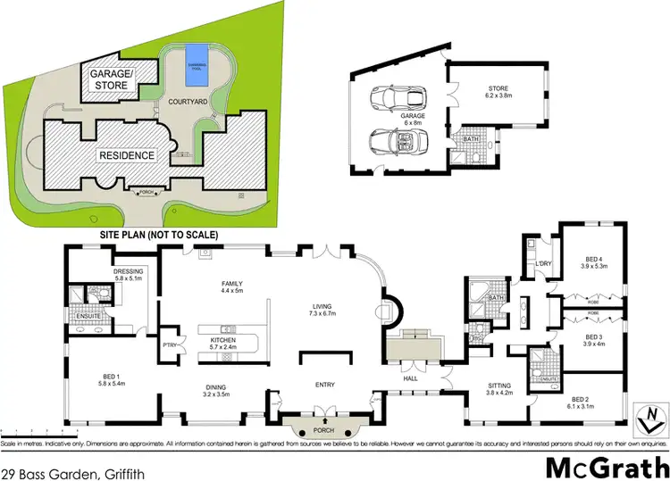Floorplan of Homely house listing, 29 Bass Gardens, Griffith ACT 2603