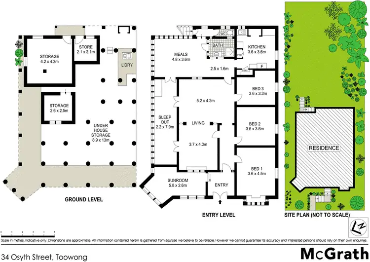 Floorplan of Homely house listing, 34 St Osyth Street, Toowong QLD 4066