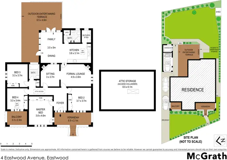 Floorplan of Homely house listing, 4 Eastwood Avenue, Eastwood NSW 2122
