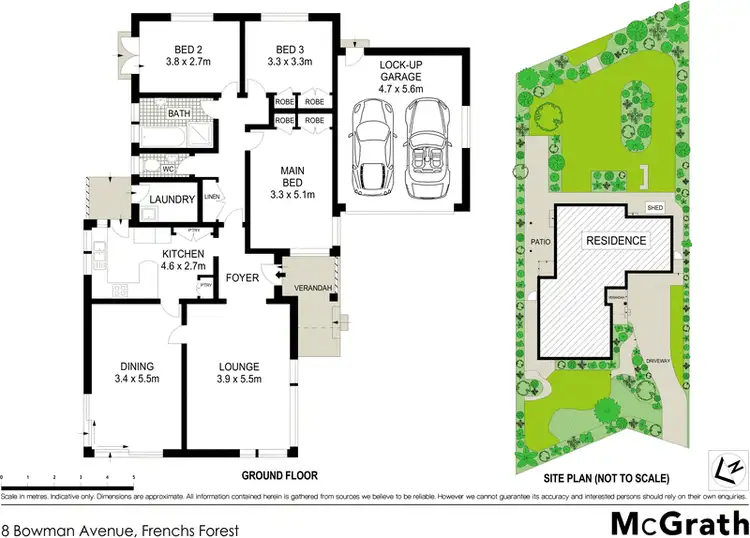 Floorplan of Homely house listing, 8 Bowman Avenue, Frenchs Forest NSW 2086