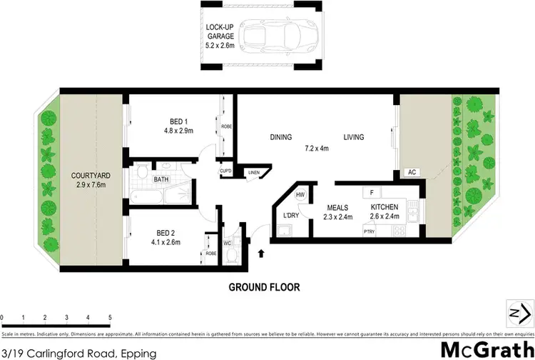 Floorplan of Homely apartment listing, 3/19 Carlingford Road, Epping NSW 2121