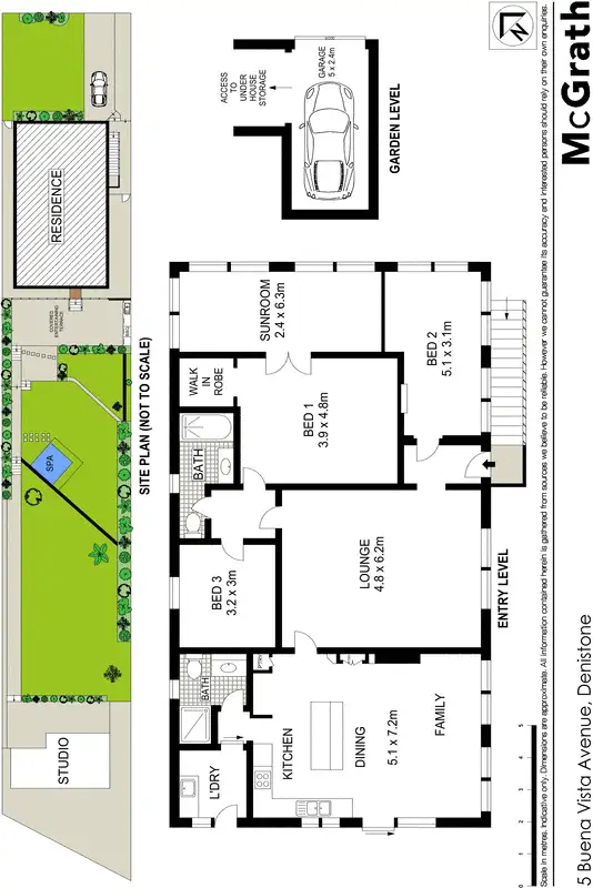 Floorplan of Homely house listing, 5 Buena Vista Avenue, Denistone NSW 2114