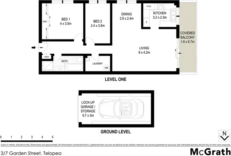 Floorplan of Homely apartment listing, 3/7 Garden Street, Telopea NSW 2117