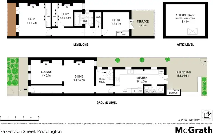Floorplan of Homely house listing, 76 Gordon Street, Paddington NSW 2021