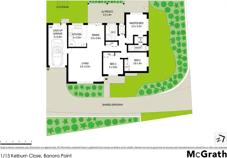 Floorplan of Homely house listing, 1/13 Kelburn Close, Banora Point NSW 2486