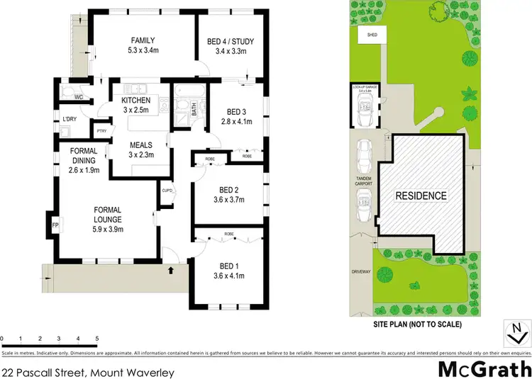 Floorplan of Homely house listing, 22 Pascall Street, Mount Waverley VIC 3149