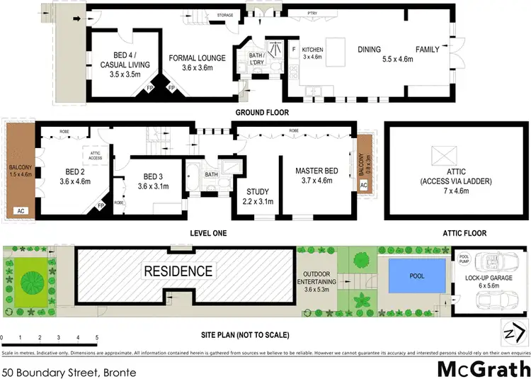 Floorplan of Homely house listing, 50 Boundary Street, Bronte NSW 2024