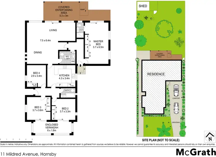 Floorplan of Homely house listing, 11 Mildred Avenue, Hornsby NSW 2077