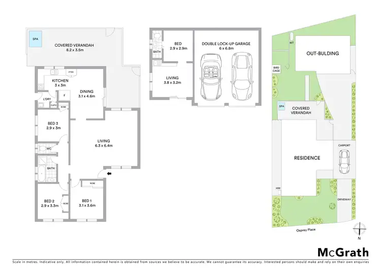 Floorplan of Homely house listing, 9 Osprey Place, Albion Park Rail NSW 2527