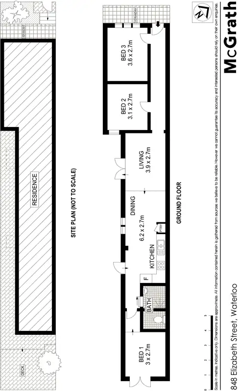 Floorplan of Homely house listing, 848 Elizabeth Street, Waterloo NSW 2017