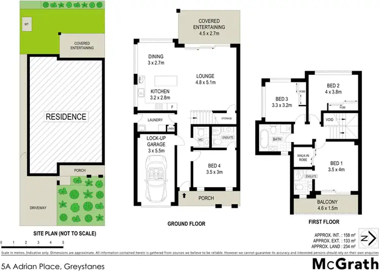 Floorplan of Homely house listing, 5A Adrian Place, Greystanes NSW 2145