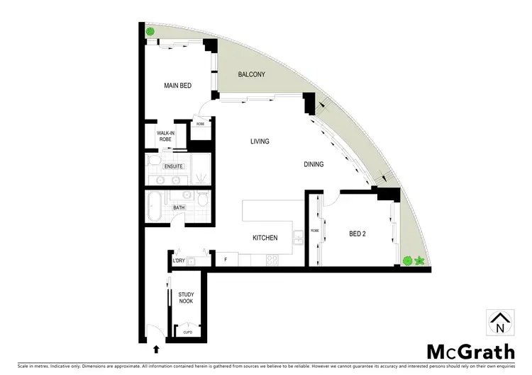 Floorplan of Homely apartment listing, 1805/5 Harbourside Court, Biggera Waters QLD 4216