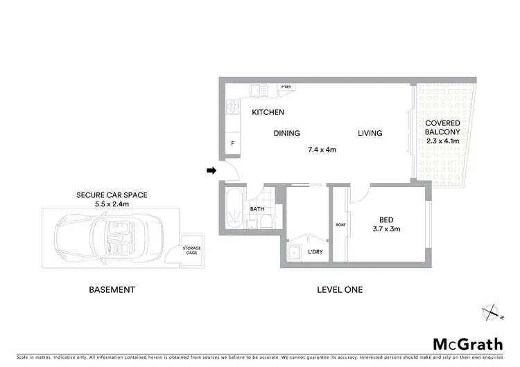 Floorplan of Homely apartment listing, 109/6 Sunbeam Street, Campsie NSW 2194