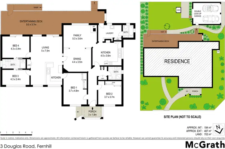 Floorplan of Homely house listing, 3 Douglas Road, Fernhill NSW 2519