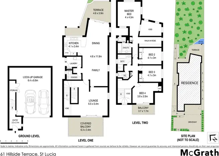 Floorplan of Homely house listing, 61 Hillside Terrace, St Lucia QLD 4067