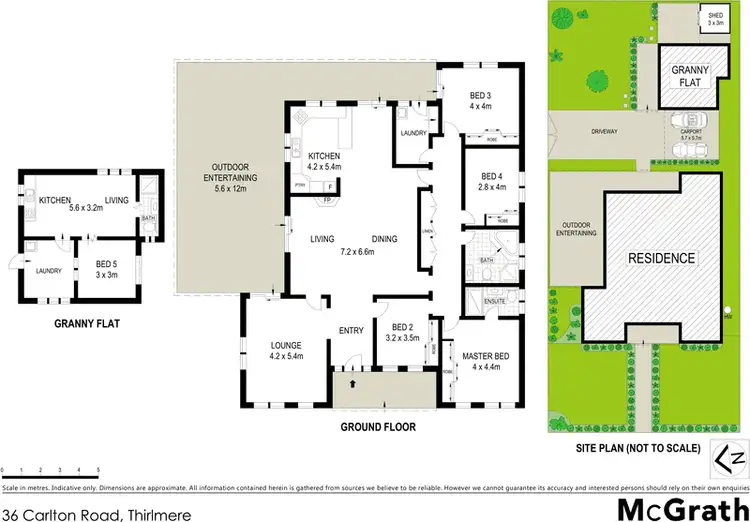 Floorplan of Homely house listing, 36 Carlton Road, Thirlmere NSW 2572