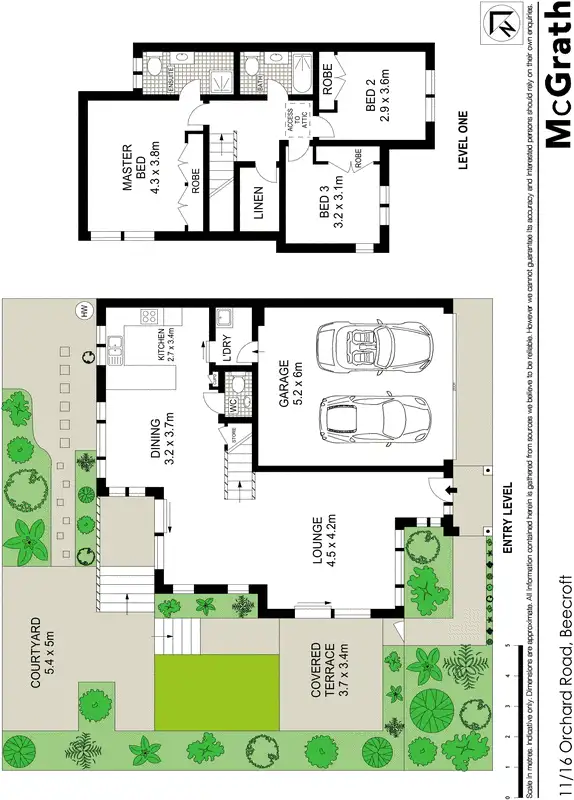 Floorplan of Homely townhouse listing, 11/16 Orchard Road, Beecroft NSW 2119