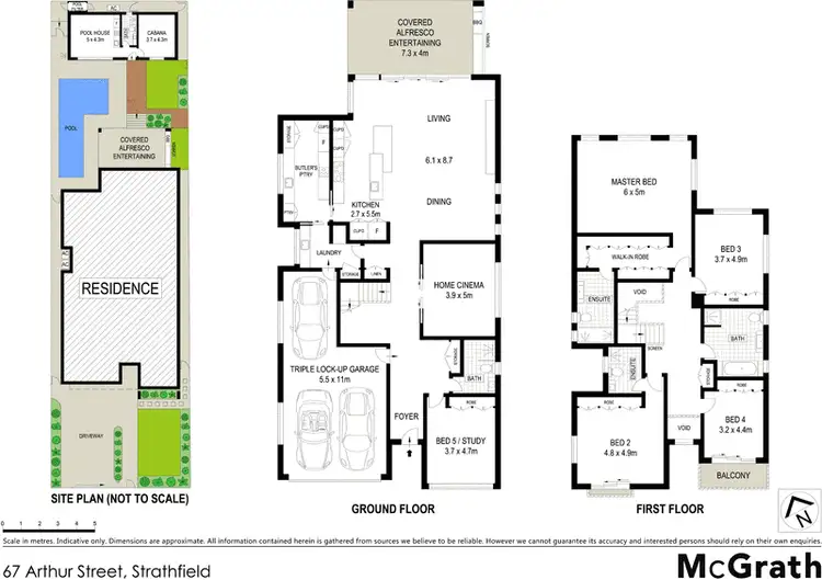 Floorplan of Homely house listing, 67 Arthur Street, Strathfield NSW 2135