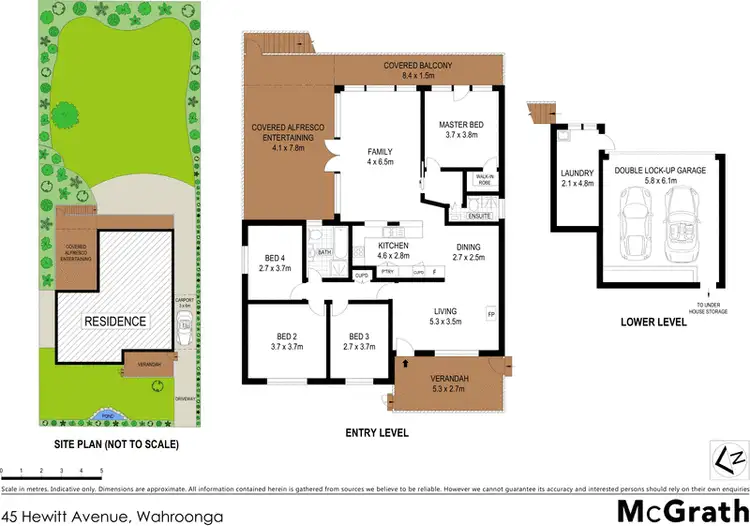 Floorplan of Homely house listing, 45 Hewitt Avenue, Wahroonga NSW 2076