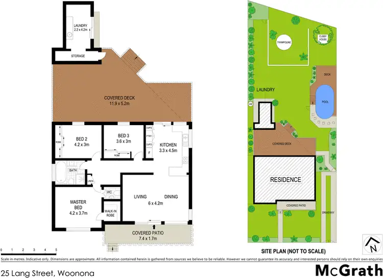 Floorplan of Homely house listing, 25 Lang Street, Woonona NSW 2517