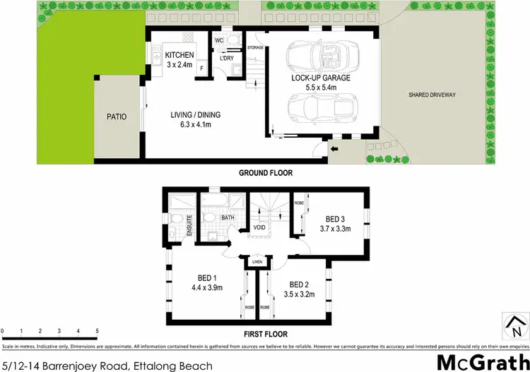 Floorplan of Homely townhouse listing, 5/12 Barrenjoey Road, Ettalong Beach NSW 2257