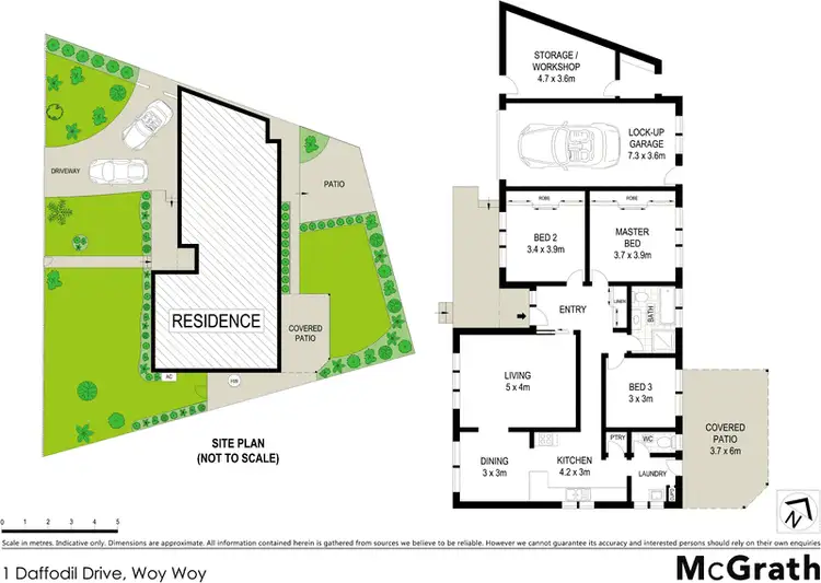 Floorplan of Homely house listing, 1 Daffodil Drive, Woy Woy NSW 2256