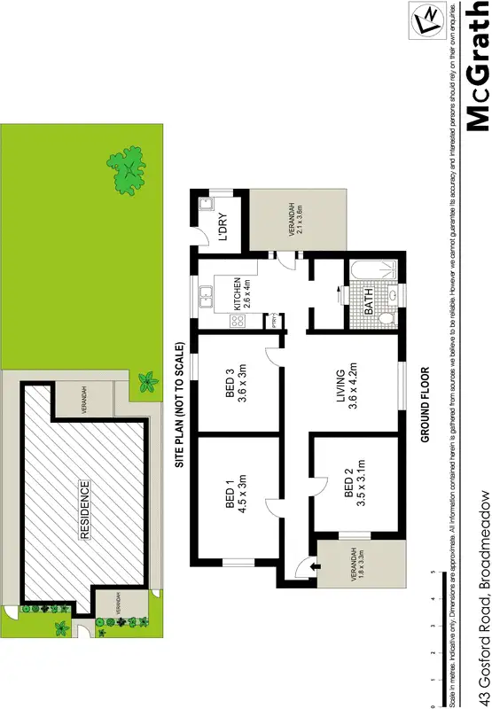 Floorplan of Homely house listing, 43 Gosford Road, Broadmeadow NSW 2292