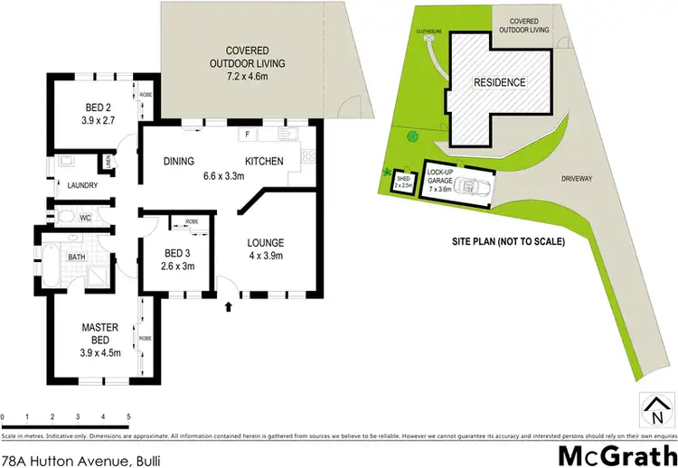 Floorplan of Homely house listing, 78A Hutton Avenue, Bulli NSW 2516