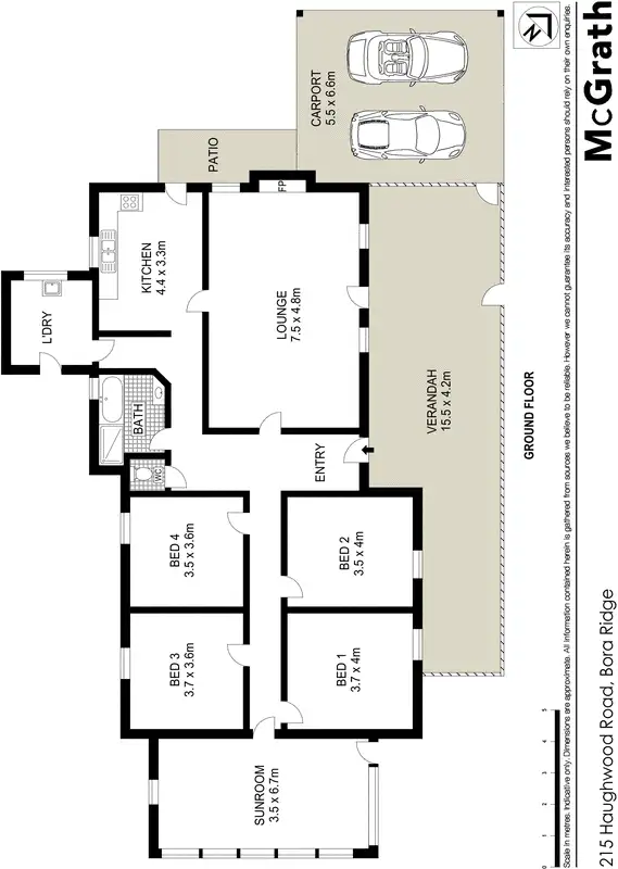 Floorplan of Homely rural property listing, 215 Haughwood Road, Bora Ridge NSW 2471