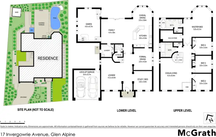 Floorplan of Homely house listing, 17 Invergowrie Avenue, Glen Alpine NSW 2560